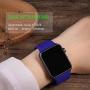 BOTOMALL Compatible with Iwatch Band 38mm 40mm 42mm 44mm Classic Silicone Sport Replacement Strap Bracelet for Iwatch All Models Series 4 Series 3 Series 2 Series 1 (a-8Pack,40/38mm S/M)
