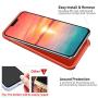 ORNARTO Liquid Silicone Case for iPhone 11, Slim Liquid Silicone Soft Gel Rubber Case Cover for Apple iPhone 11(2019) 6.1 inch-Living Coral