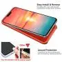ORNARTO Liquid Silicone Case for iPhone 11 Pro, Slim Liquid Silicone Soft Gel Rubber Case Cover for Apple iPhone 11 Pro(2019) 5.8 inch-Living Coral
