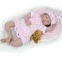 CHAREX Reborn Baby Doll Lifelike Sleeping Newborn Dolls, 22 inch Soft Vinyl Weighted Girl Gift Set for Ages 3+