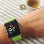 IYOU Sport Band Compatible with Watch Band 38MM 42MM 40MM 44MM, Soft Silicone Replacement Sport Strap Compatible with 2019 Watch Series 5 2018 Watch Series 4/3/2/1