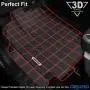 oEdRo Floor Mats Compatible for 2018-2019 Honda Odyssey, Unique Black TPE All-Weather Guard Includes 1st, 2nd and 3rd Row: Full Set Liners