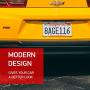 Rightcar Solutions Flawless Silicone License Plate Frame - Rust-Proof. Rattle-Proof. Weather-Proof. - Yellow