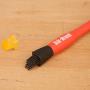 Sili-Brush - Silicone Glue Brush With Applicator (1" and 1/2" Brush Tips) Glue Dries And Peels Off. Ideal For Wodworking, Arts, Crafts, Around The Home and Hobbyists. Tips Made From Silicone Rubber.