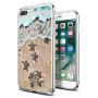 iPhone 7 8 Case, Soft TPU Slim-Fit Flexible Ultra-Thin Clear Case, Full-Body Rugged Bumper Print Baby Turtle Case for iPhone 7 8, Transparent