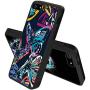 iPhone SE 5s 5 Case,Flexible Soft TPU Cover Shell,Slim Silicone Black Rubber Non-Slip Durable Design Protective Phone Case for iPhone SE 5s 5 -Butterfly