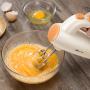BINZHI Eggbeater Electric Household Mini Beater Cream Baking Mixer Eggbeater Handheld - White Kitchen gadget