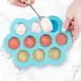 Silicone Baby Food Freezer Tray with Clip-on Lid by WeeSprout - Perfect Storage Container for Homemade Baby Food, Vegetable & Fruit Purees and Breast Milk - BPA Free & FDA Approved