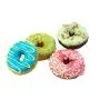 Ozera Silicone Mini Donut Pan, 18 Cavity Doughnut Baking Mold Tray - Muffin Cups, Cake Mold,Biscuit Mold, Red