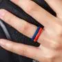 ThunderFit Thin and Stackable Silicone Rings, 8 Rings / 4 Rings / 1 Ring - Silicone Wedding Bands for Women - Diamond Pattern