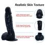 WY-Massagrel UniSêx Strap On Toy Waist Adjustable Double Role Play Silicone Black by by WY-Love