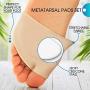 Ball of Foot Cushions (2 Pieces) - Metatarsal Pads | Forefoot Pads of Soft Fabric - Foot Sleeve Mortons Neuroma - Prevent Pain and Discomfort