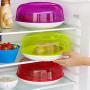 Vaselonsa 3pcs Random Colors Home Food Protective Cover Splash Microwave Ventilation Protector - Sets Tool Cooking Cooking Tool Sets Catapult Sling Shot Home Kitchenware Kitchen