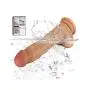 Lovers Double Layered Dildo 8 Inch Hyper Realistic Dual layer Liquid Silicone Mens Penis Cock Dong Anal Sex Toys for Masturbation (Flesh1)