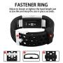 POY Replacement Bands Compatible for Fitbit Charge 2, Adjustable Breathable Wristbands with Air Holes Straps