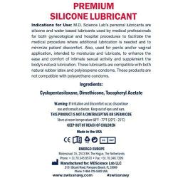 Swiss Navy Premium Silicone Lubricant, 32 oz, MD Science Lab