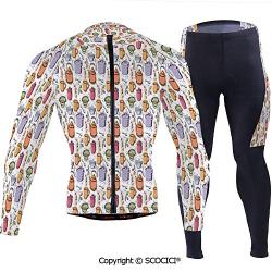 Outdoor Bicycle Rider Bicycle Suit Bicycle Wear,Vintage Kitchenware Pot Mug Spoo