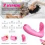 Wearable Wireless Remote Control with 10 Modes Waterproof USB Rechargeable Silicone Toy for Women