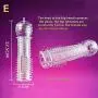 Crystal Sleeve Silicone Spike Condoms for Male Delay Set Cover Couple Toys for Adult Sex Products