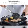 Household Kitchen Utensil Set Multi-Functional Silicone Kitchenware Set Cooking Utensils Set Kitchen Gadgets