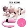 Lfcmf 7 Frequency U-Shape Couple Love Stimulation Promote Tongue Vibrate Toys Sport Tool USB Rechargeable Silicone Couples Wand Massage Back Neck Muscles (Color : Pink)