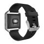 Simpeak for Fitbit Blaze Bands with Frame, Silicone Replacement Band Strap with Frame Case for Fit bit Blaze Smart Fitness Watch, Small/Large