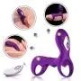Soft Relax Massage Wireless Quiet Còckring Relax Toy Powerful Strong Vibration Delay Ring Silicone Massage Ring USB Charging Ceinim Relax Toys