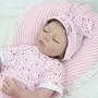 CHAREX Reborn Baby Doll Lifelike Sleeping Newborn Dolls, 22 inch Soft Vinyl Weighted Girl Gift Set for Ages 3+