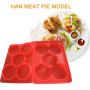 Splendidsun Kitchen Silicone Burger Patties Press Mold, Round Cake Mold Cooking BBQ Kitchenware Supplies