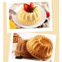 Silicone Bundt Pan Cake Nonstick Fulted Molds Tube for Baking