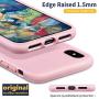MILPROX iPhone X/Xs Silicone Series Liquid Silicone Gel Rubber Slim Fit Case with Soft Microfiber Cloth Lining Cushion for iPhone X/iPhone Xs-Pink