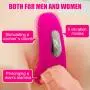 Wireless Remote Control Male Vibranting Wand Massager Rechargeable Back Neck Shoulder Relaxation Massaging with Multiple Men Vibrator Medical Grade Silicone Vibration Toys
