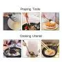 11pcs Copper Plated Handle Silicone Kitchenware Nonstick Cooking Shovel Spoon Kitchen Tool Set