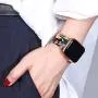 OriBear Compatible with Apple Watch Band 40mm 38mm 44mm 42mm Elegant Floral Bands for Women Soft Silicone Solid Pattern Printed Replacement Strap Band for Iwatch Series 5/4/3/2/1