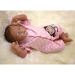 OCSDOLL Reborn Baby Dolls 22" Cute Realistic Soft Silicone Vinyl Dolls Newborn Baby Dolls with Clothes