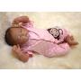 OCSDOLL Reborn Baby Dolls 22" Cute Realistic Soft Silicone Vinyl Dolls Newborn Baby Dolls with Clothes
