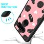 LG V30 ThinQ Case,Flexible Soft TPU Cover Shell,Slim Silicone Black Rubber Non-Slip Durable Design Protective Phone Case for LG V30 ThinQ -Biscuits