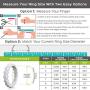 Rinfit Designed Silicone Wedding Ring for Women Set of Thin & Stackable Rings. 3 Rings Pack. Comfortable, Soft Rubber Wedding Bands.