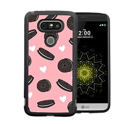 LG G5 Case,Flexible Soft TPU Cover Shell,Slim Silicone Black Rubber Non-Slip Durable Design Protective Phone Case for LG G5 -Biscuits