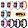 KOLEK Slim Band Compatible with Apple Watch 40mm 38mm 44mm 42mm, Waterproof Durable Silicone Sport Strap for Apple Watch Series 5 4 3 2 1 for Women Men