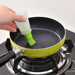 CAiYoukes Silicone Oil Bottle Brush BBQ Brush Convenient Kitchenware Eco-Friendly Brush Green