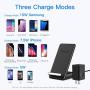 Yootech Fast Wireless Charger with Cooling Fan, Qi-Certified 10W Max Wireless Charging Stand with Quick Adapter,Compatible iPhone 11/11 Pro/11 Pro Max/XS MAX/XR/XS,Galaxy Note 10/Note 10 Plus/S10 Plus