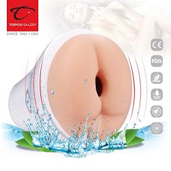 CyberSkin Vibrating Anus Stroker for Men Masturbation, Hands Free Silicone Pocket auto Masturbator Sex Toy, Male masturber by Vulcan