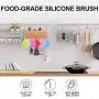 Silicone Sponge-7 Silicone Sponges for Dishes Washing Kitchen Multi-Function Heat Resistant Washing Fruits Brush Silicone Sponge Scrubber