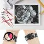 Koreda Compatible Samsung Galaxy Watch Active Bands/Galaxy Watch 42mm/Gear Sport Bands Sets, 20mm Soft Floral Print Sport Watch Strap Replacement Compatible Galaxy Watch Active 40mm R500 (3 Pack#7)