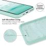 SURPHY Silicone Case Compatible with iPhone 11 Pro Case 5.8 inch, Liquid Silicone Full Body Thickening Design Phone Case (with Microfiber Lining) for iPhone 11 Pro 5.8 2019, Mint Green