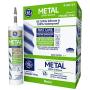 GE GE5050 Silicone 2+ Metal Sealant Caulk, 10.1oz, Metallic Grey