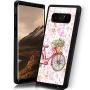 Samsung Galaxy Note 8 Case,Flexible Soft TPU Cover Shell,Slim Silicone Black Rubber Non-Slip Durable Design Protective Phone Case for Samsung Galaxy Note 8 -Bicycle