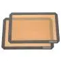 GRIDMANN Pro Silicone Baking Mat - Set of 2 Non-Stick Half Sheet (16-1/2" x 11-5/8") Food Safe Tray Pan Liners