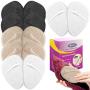 6 Pairs Metatarsal Pads for Women, Professional Reusable Silicone Ball of Foot Cushions, All Day Pain Relief and Comfort Metatarsal Pad, One Size Fits Shoe Inserts (1, 6pairs)